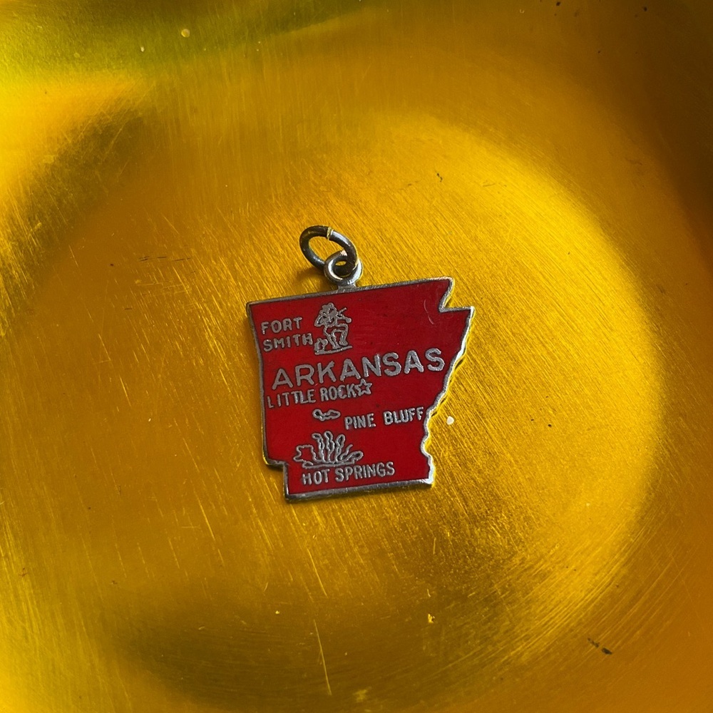 Arkansas Sterling Silver Charm - Picture 3 of 4